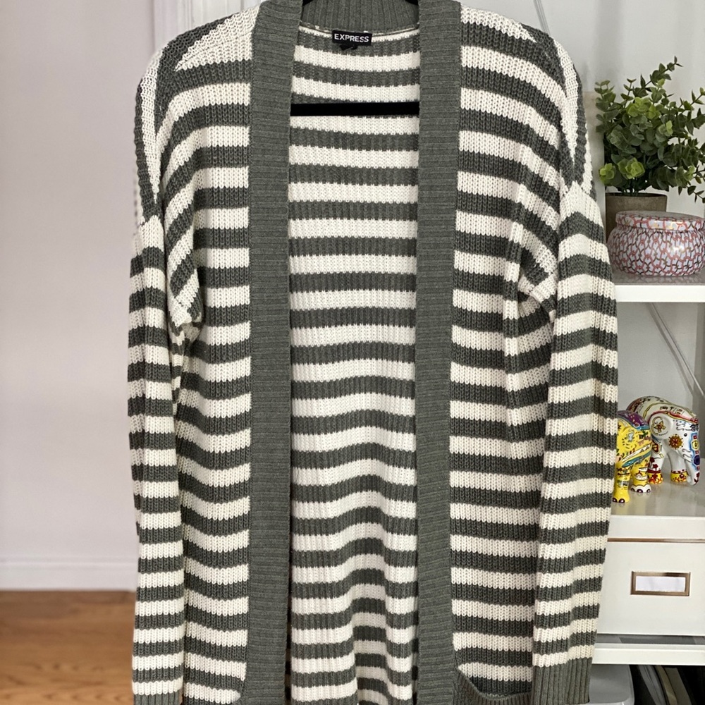 Striped Cozy Cardigan